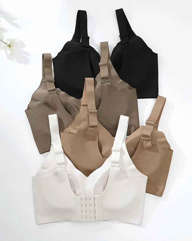 Women's Solid Adjustable Wireless Bra