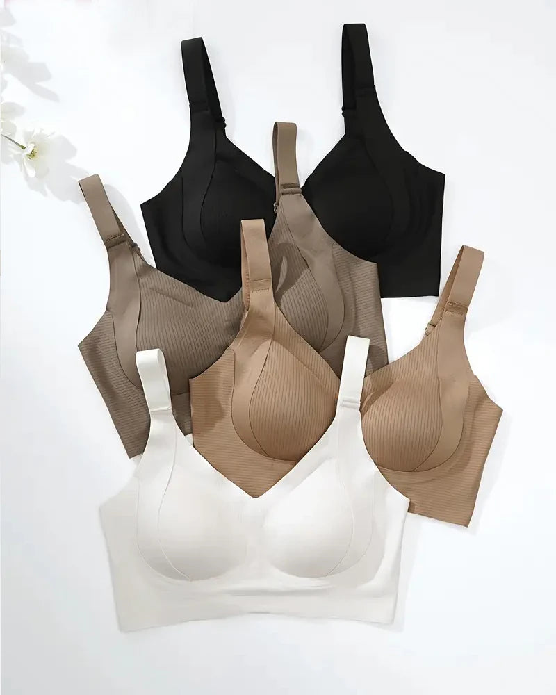 Women's Solid Adjustable Wireless Bra