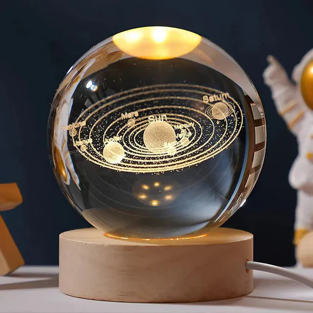 3D Crystal Lamp Ball (Assorted Design)