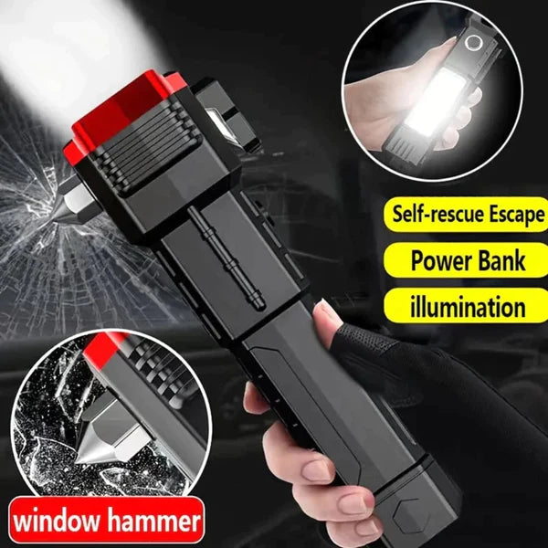 Multipurpose USB Laser Torch With Power bank