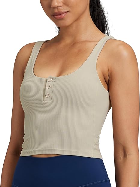 Front Button Padded Built In Bra Top - Buy 1 Get 1 Free