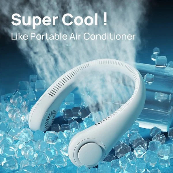 Neckband Fan USB Rechargeable.