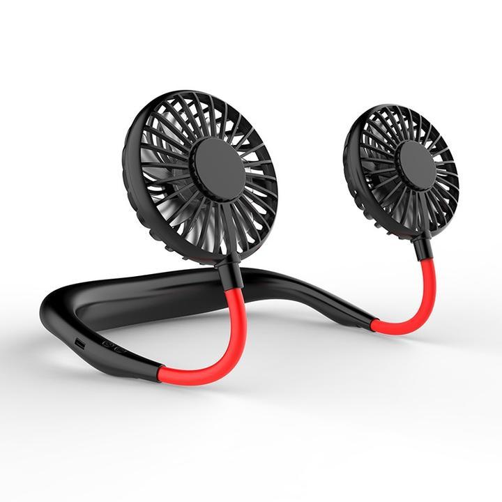 PORTABLE USB HANDS-FREE AIR COOLER FAN NECKBAND