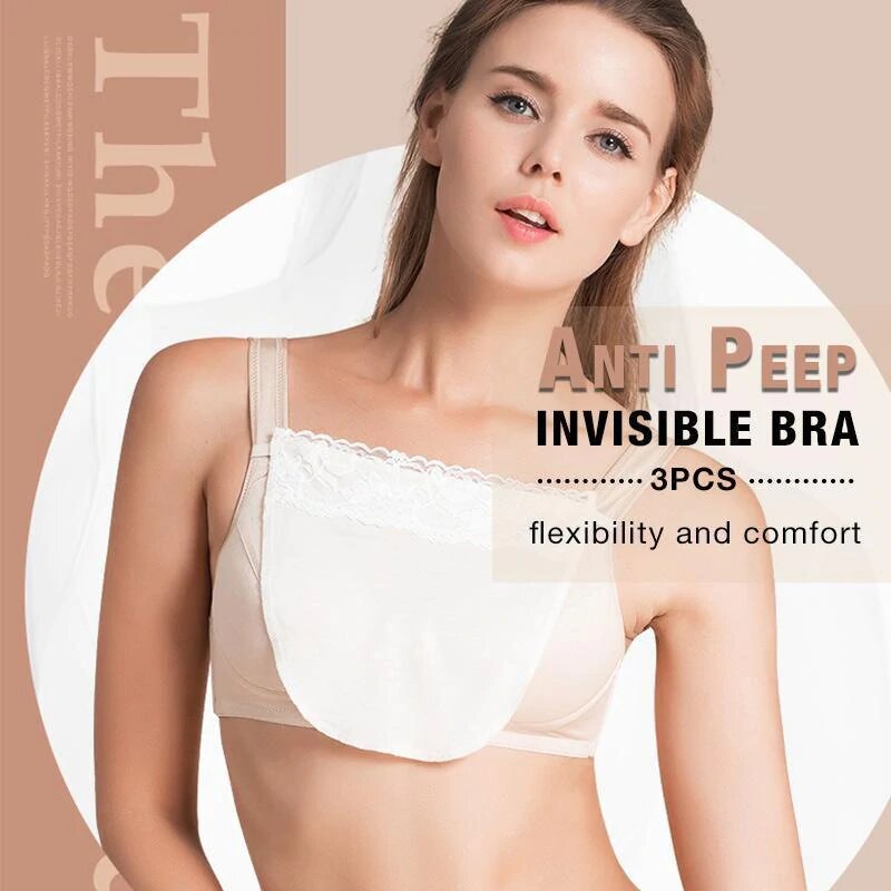 LACE PRIVACY INVISIBLE CAMISOLE - (SET OF 3)