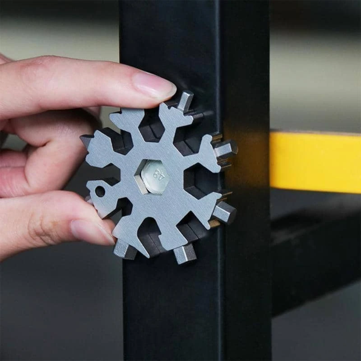 18-in-1 Stainless Steel Snowflakes Multi-tool