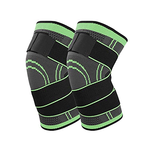 3D KNEE Support Brace with Belt for Men & Women ( SET OF 2 ) (FREESIZE)