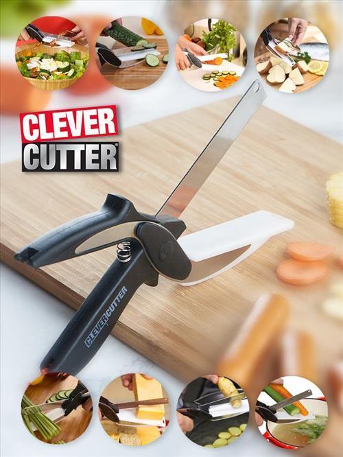VEGETABLE & FRUIT STAINLESS STEEL CLEVER CUTTER