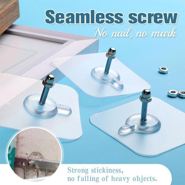 Drill Free Adhesive Hooks (Pack Of 10)