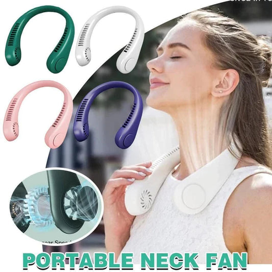 Neckband Fan USB Rechargeable.