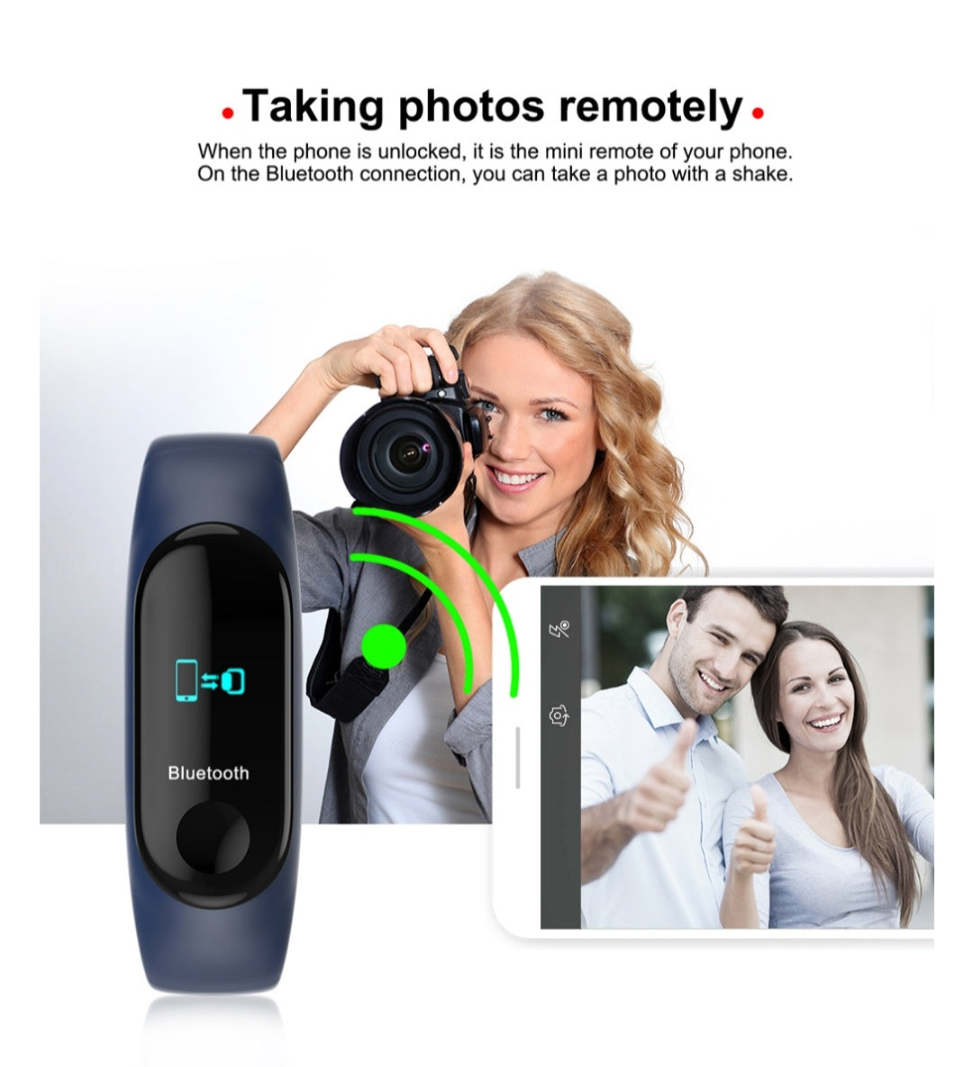 Smart Bracelet - Heart Rate & Blood Pressure Monitor