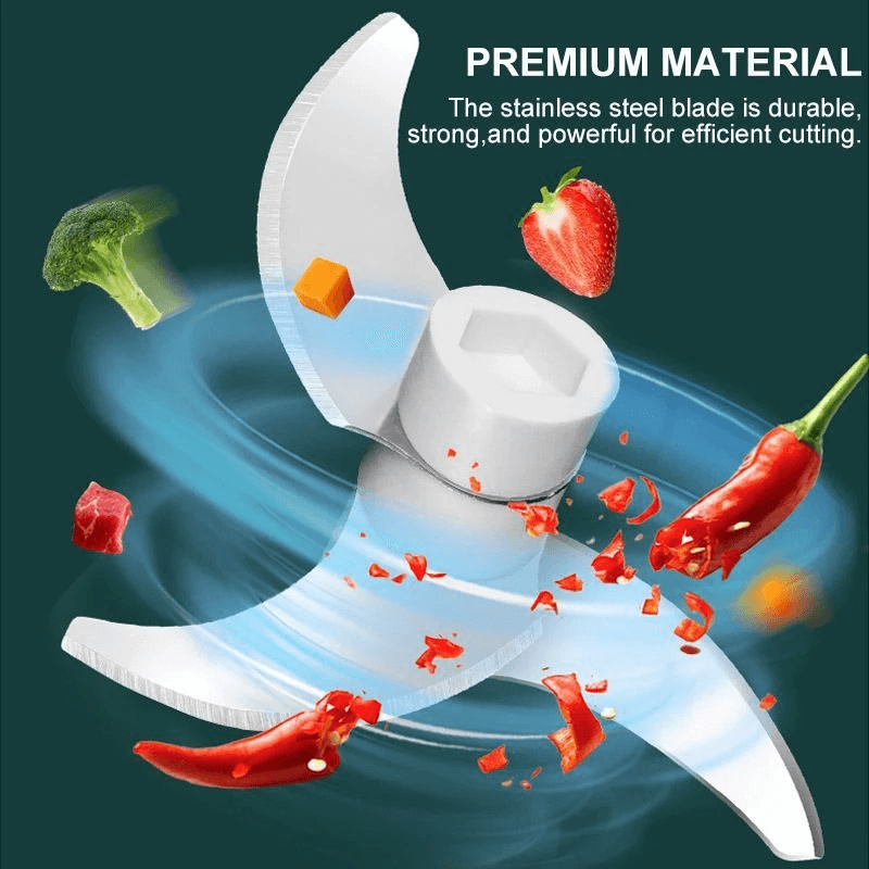 Electric Food Chopper and Grinder (USB Rechargeable)