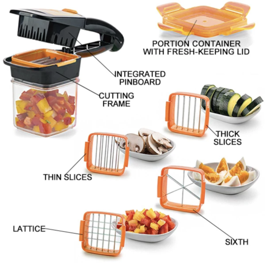 ADVANCED FRUIT & VEGETABLE CHOPPER - 5 in 1