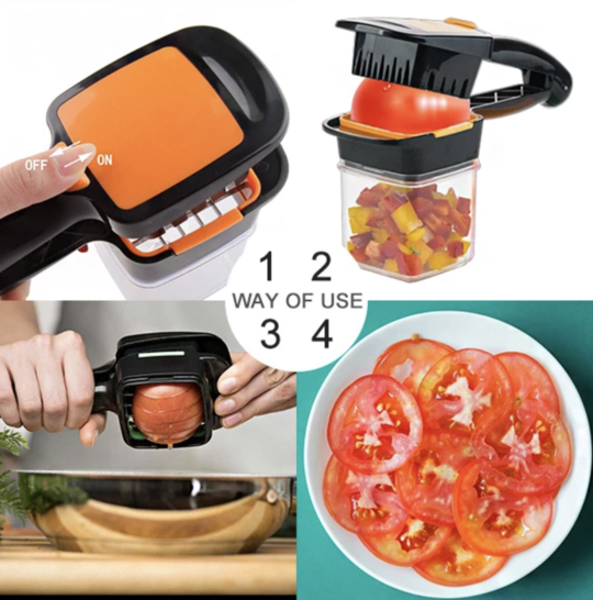 ADVANCED FRUIT & VEGETABLE CHOPPER - 5 in 1