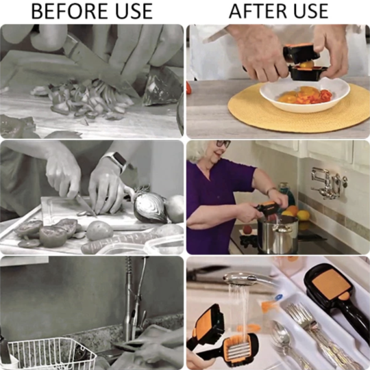 ADVANCED FRUIT & VEGETABLE CHOPPER - 5 in 1