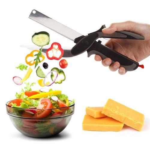 VEGETABLE & FRUIT STAINLESS STEEL CLEVER CUTTER