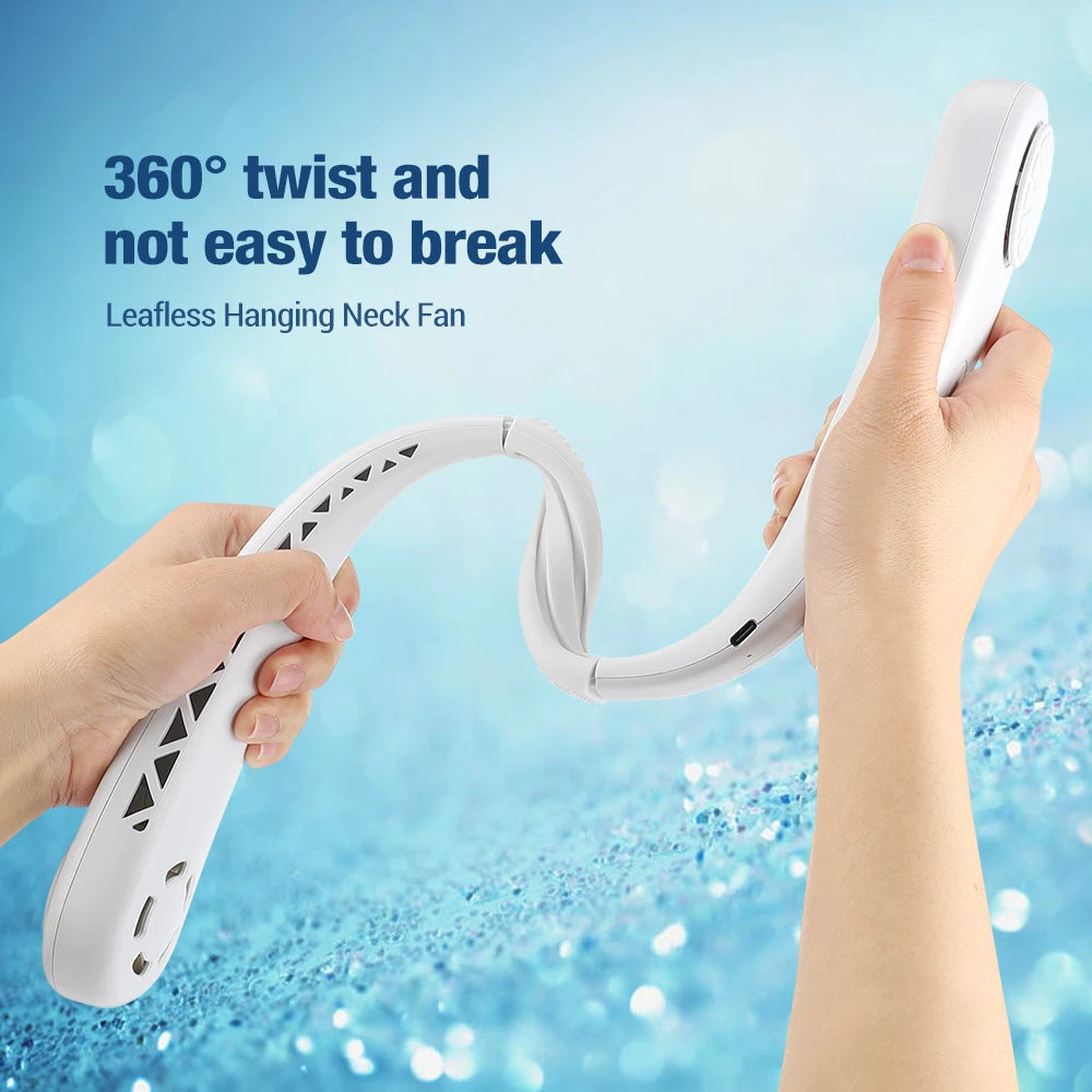 Neckband Fan USB Rechargeable.