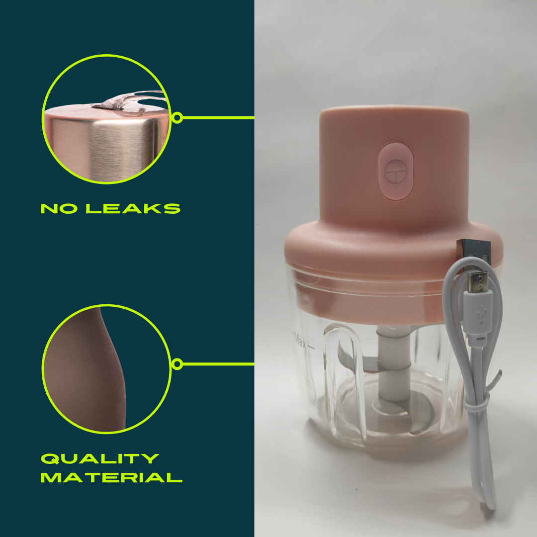 Electric Food Chopper and Grinder (USB Rechargeable)