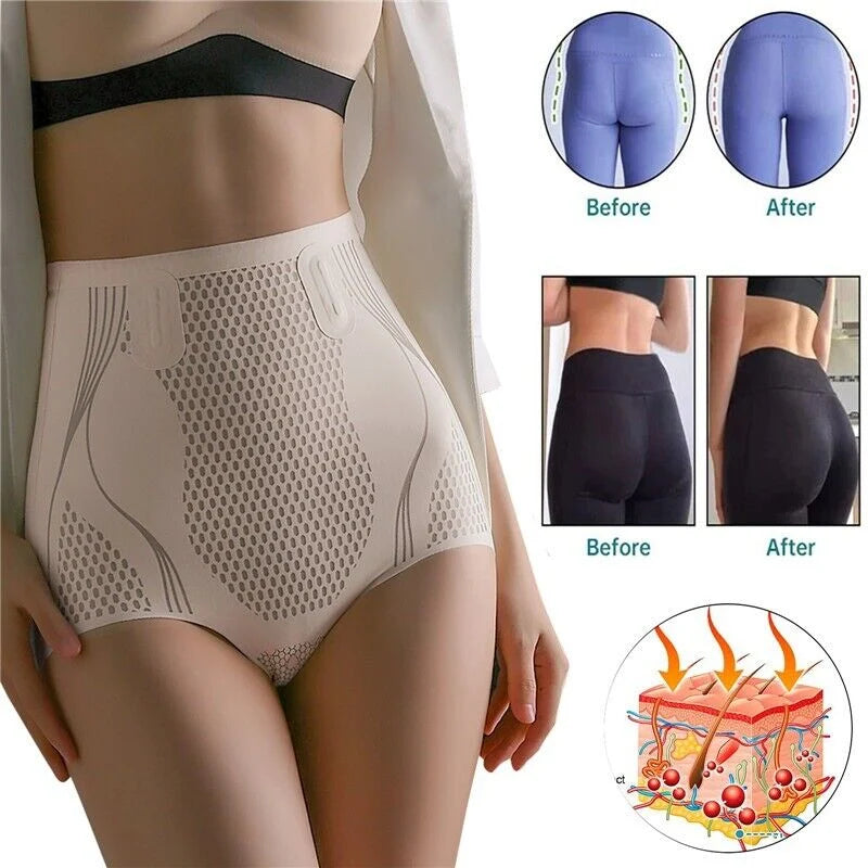 Tummy Control Shapewear Underpants (Belt) Women High Waist Body Shaper