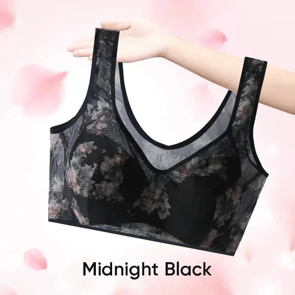 Ice Silk Lace Cooling Comfort Bra - Pack Of 2