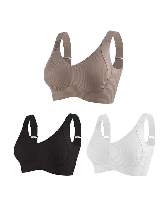Women's Solid Adjustable Wireless Bra