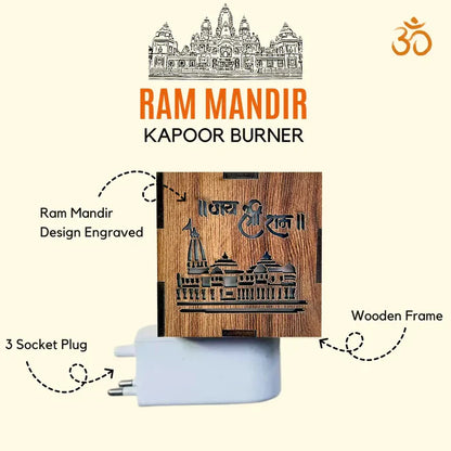 Ayodhya Ji Ram Mandir Kapoor Burner & Night Lamp