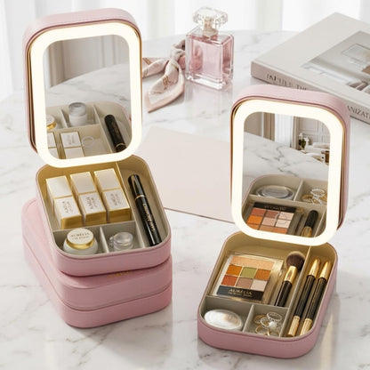 LED Mirror Makeup & Jewellery Box