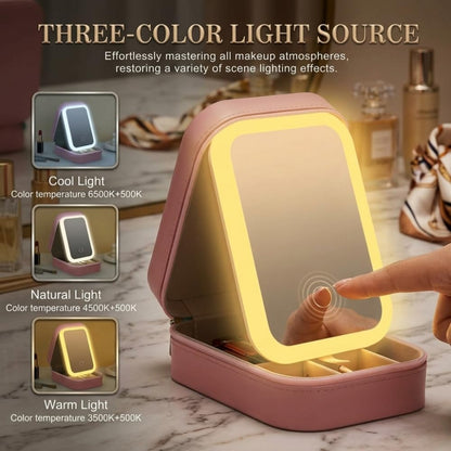 LED Mirror Makeup & Jewellery Box