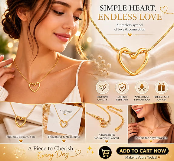Viral Heart Pendant Every Girl Wants 💖