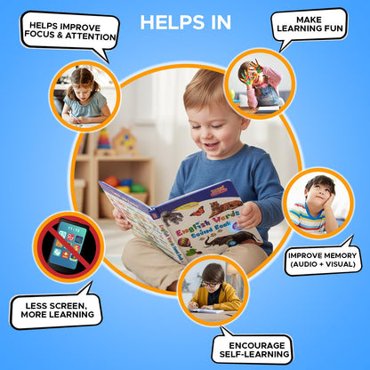 English Words Sound Book for Kids and Children | Early Learning Toy for Boys & Girls