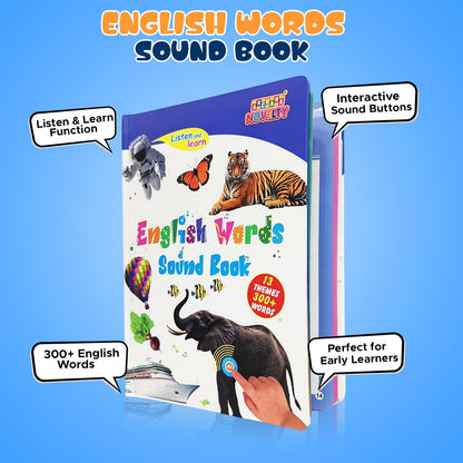 English Words Sound Book for Kids and Children | Early Learning Toy for Boys & Girls