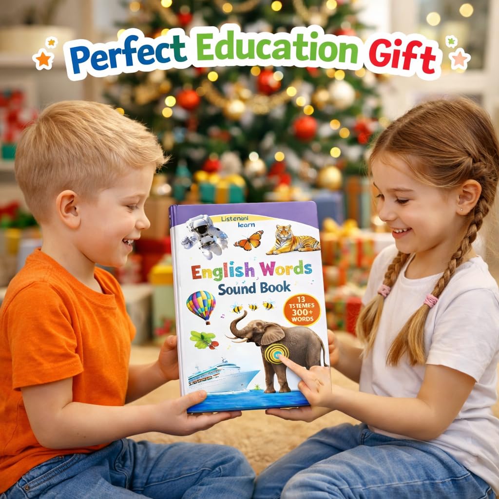 English Words Sound Book for Kids and Children | Early Learning Toy for Boys & Girls
