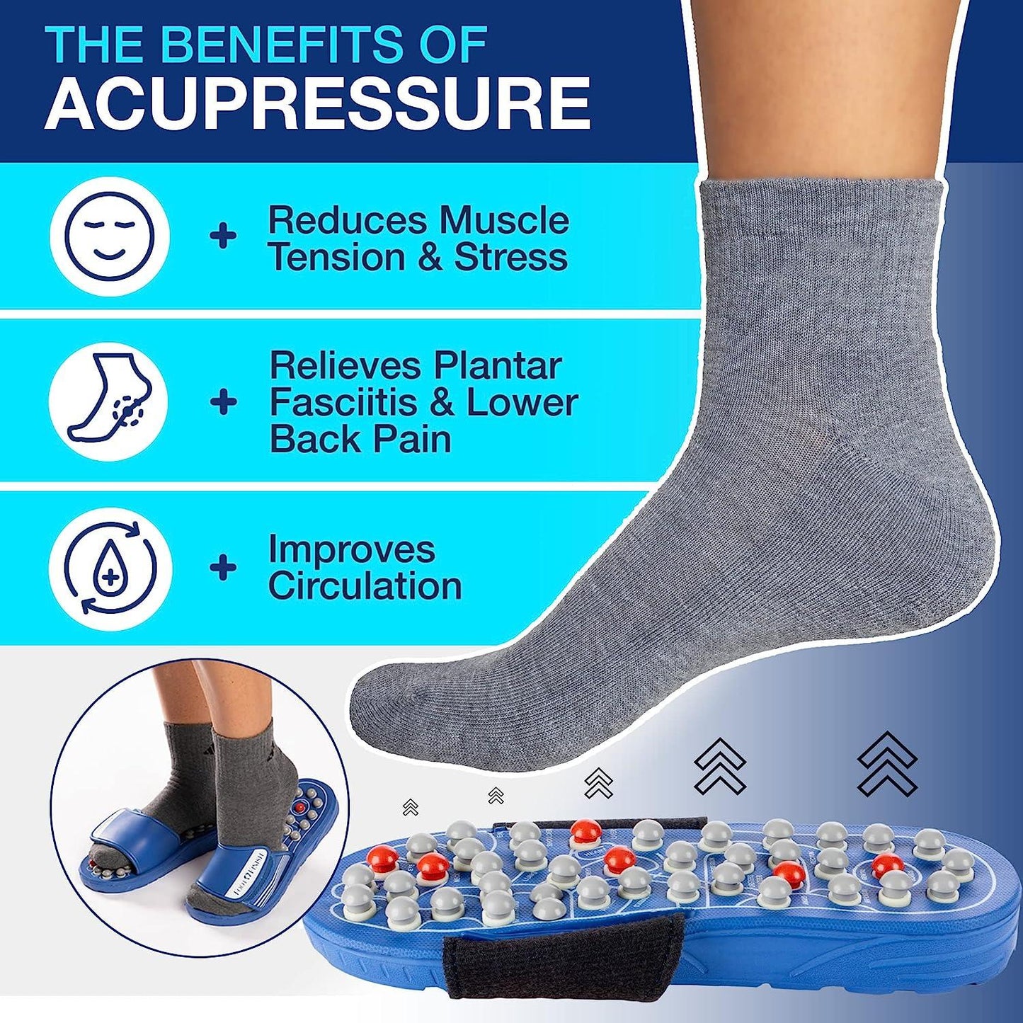 Acupressure Foot Massage Slippers