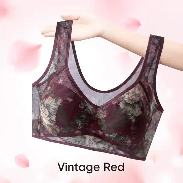 Ice Silk Lace Cooling Comfort Bra - Pack Of 2