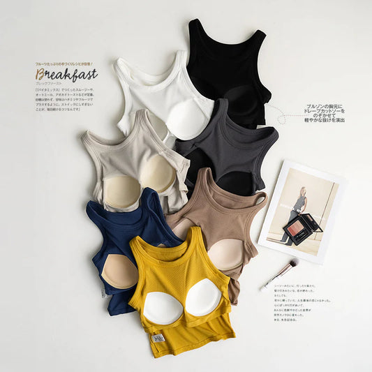 Padded Built In Bra Top Camisole - Buy 1 Get 1 Free