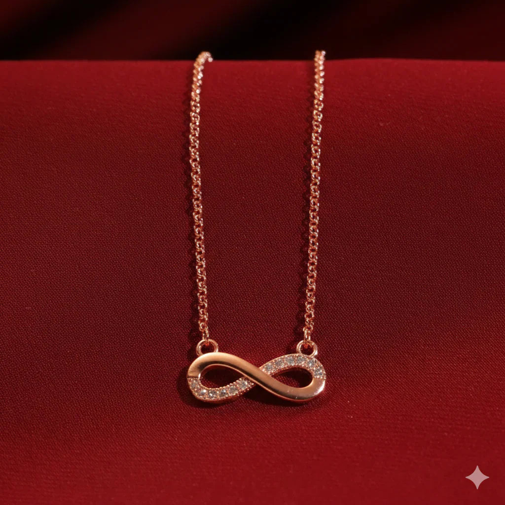 Eternal Connection Symbol White Necklace