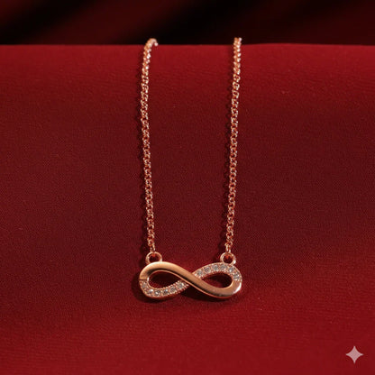Eternal Connection Symbol White Necklace