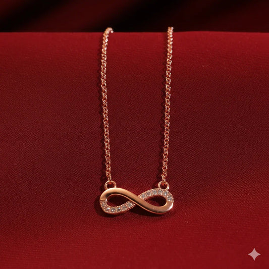 Eternal Connection Symbol White Necklace