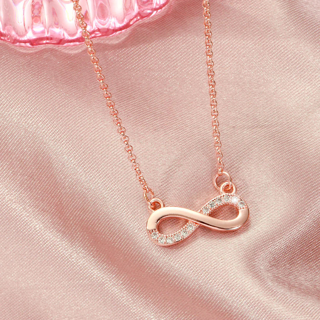 Eternal Connection Symbol White Necklace