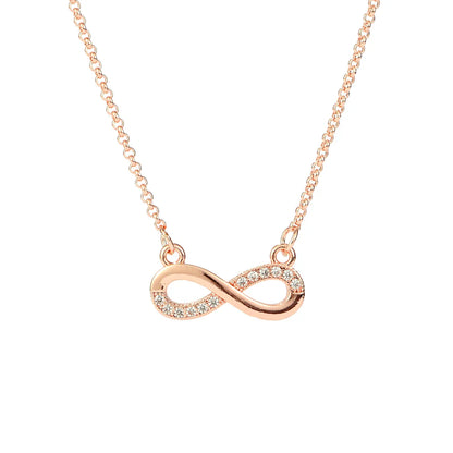 Eternal Connection Symbol White Necklace