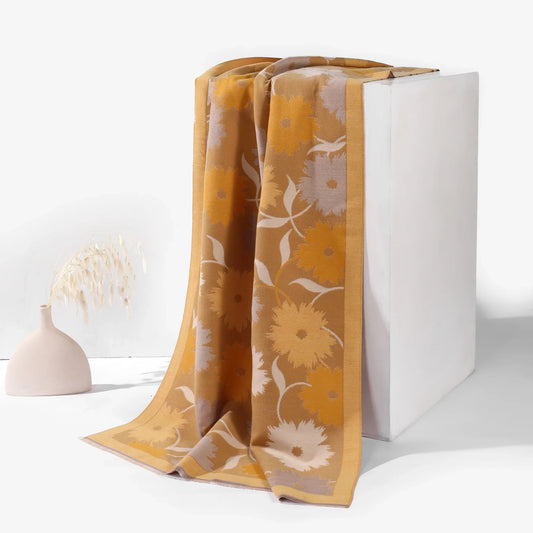 Bloom Grace Shawl - Yellow