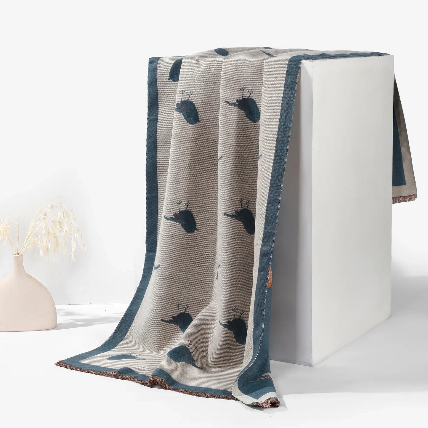 Aviara Reversible Joy Shawl - Blue