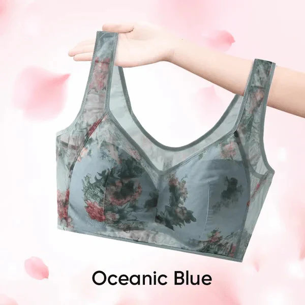 Ice Silk Lace Cooling Comfort Bra - Pack Of 2