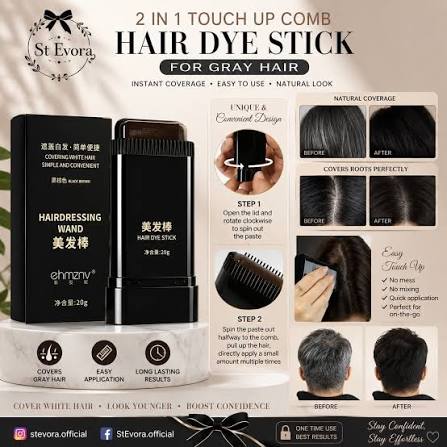 Instant Hair Dye Touch-Up Hair Sticks