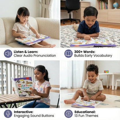English Words Sound Book for Kids and Children | Early Learning Toy for Boys & Girls