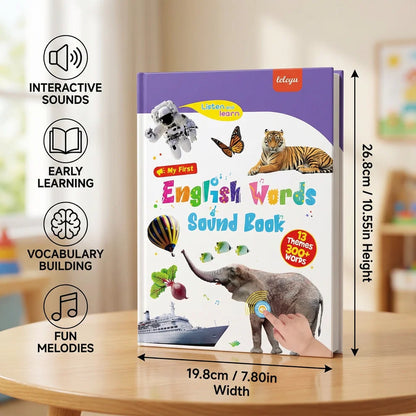 English Words Sound Book for Kids and Children | Early Learning Toy for Boys & Girls