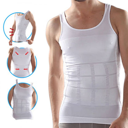 MEN's COTTON TUMMY SHAPER VEST