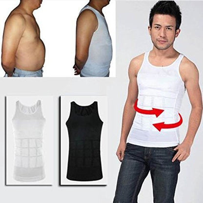 MEN's COTTON TUMMY SHAPER VEST