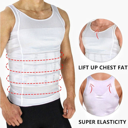 MEN's COTTON TUMMY SHAPER VEST