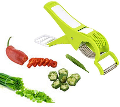 Multicolor 2 In 1 Vegetable Cutter