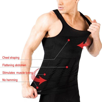 MEN's COTTON TUMMY SHAPER VEST